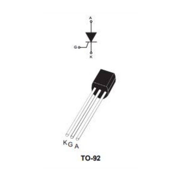 BT169D Series 0.8A Thyristor SCRs